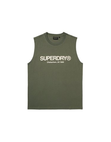 코어 로고 슬리브리스 카키 SDMIVCP60KHK