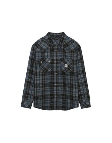 웨스턴 체크 셔츠 다크브라운 SDMIRDP41BLK