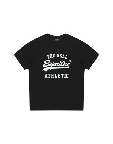 애슬레틱 그래디언트 그래픽 티셔츠 블랙 SDUISDP89BLK