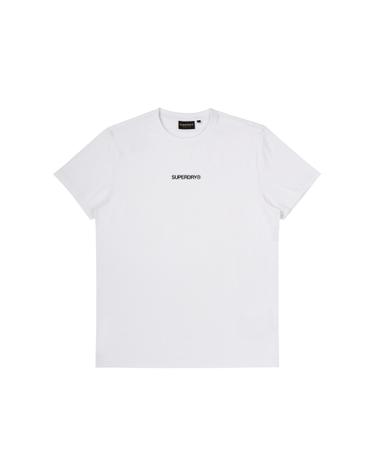센터 로고 티셔츠 화이트 SDUISCP66WHT