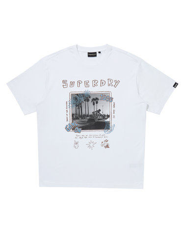 서머 스케이팅 티셔츠 화이트 SDUISCP31WHT