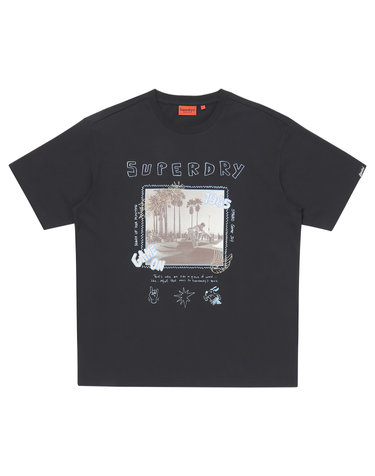 서머 스케이팅 티셔츠 블랙 SDUISCP31BLK
