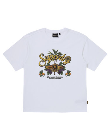 W 팜트리 티셔츠 화이트 SDFISCP44WHT