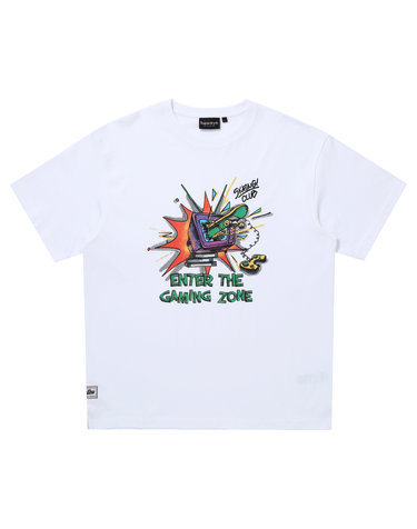 레트로 게임 티셔츠 화이트 SDUISCP21WHT