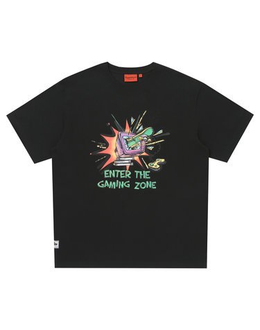 레트로 게임 티셔츠 블랙 SDUISCP21BLK