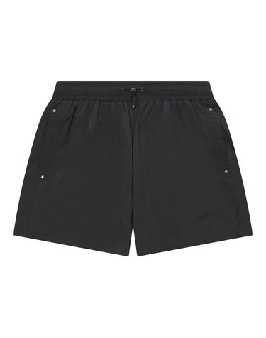 우먼스 글로시 나일론 숏팬츠 블랙 SDFLTCQ56BLK