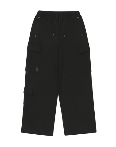 W 카고 스웻팬츠  SDFLWCP40BLK