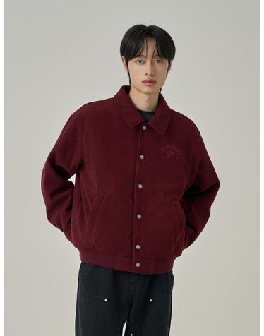 코듀로이 카라 자켓 버건디 SDUJPFP43BGD