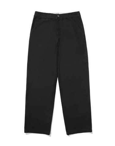 와이드 베이직 코튼 팬츠 블랙 SDMCNDO04BLK