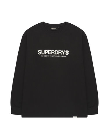 에센셜 롱슬리브 티셔츠 블랙 SDUILAQ02BLK