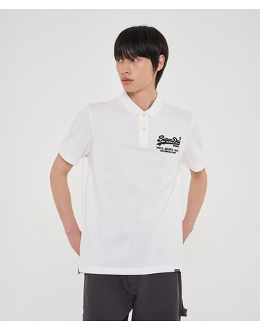 VL 스몰 로고 폴로 셔츠 화이트 SDMIQCQ62WHT
