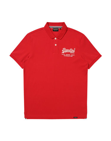 VL 스몰 로고 폴로 셔츠 레드 SDMIQCQ62RED