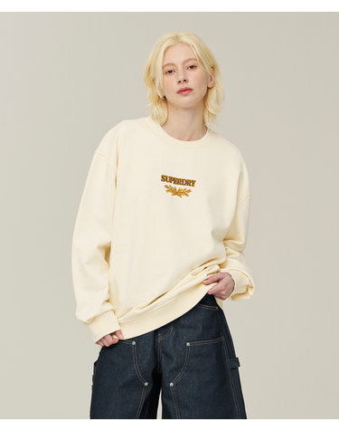 리치 파머 그래픽 스웨트셔츠 크림 SDMMRAP40CRM