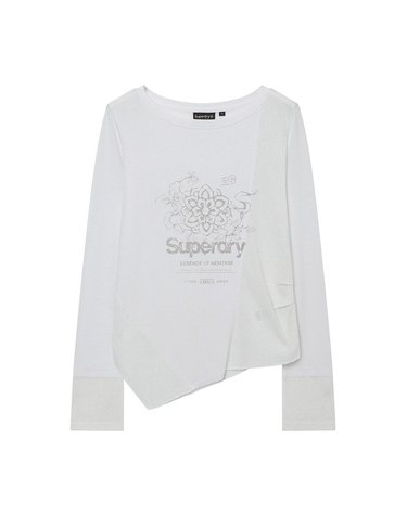 우먼스 로우컷 롱슬리브 화이트 SDFILDQ03WHT