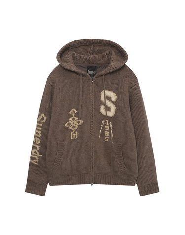 실드드라이 스웨터 다크 브라운 SDUKCFQ01DBW
