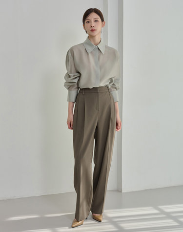 지에마르 [색상추가]투 턱 슬랙스 쓰리컬러 TWO TUCK SLACKS 3COLOR