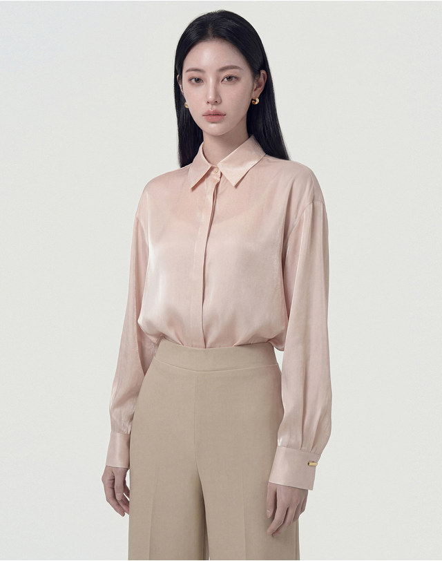 지에마르 STRAIGHT BANDING SLACKS 3color 스트레이트 밴딩 슬랙스 3color 착용컷