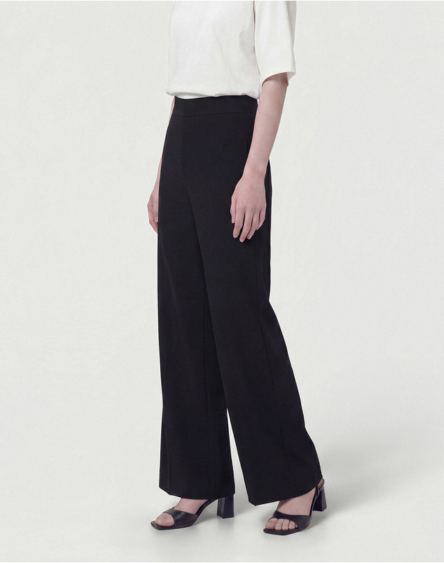 지에마르 STRAIGHT BANDING SLACKS 3color 스트레이트 밴딩 슬랙스 3color 착용컷