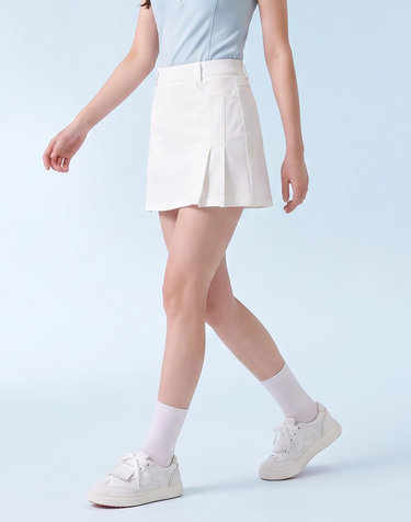 그리너리 여성 주름포인트 스판 골프 스커트 치마 GSWSK1056 IV
