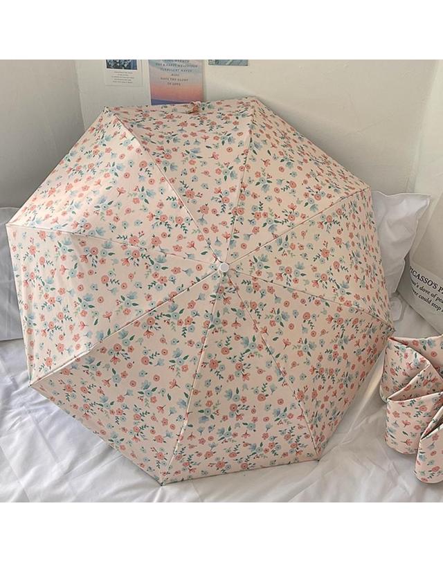 딜라이트홈 장마 자외선 막는 어블룸 우산 양산 착용컷