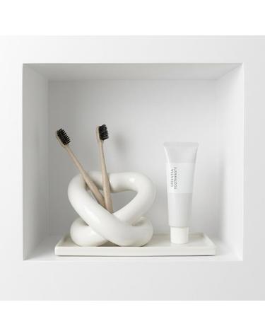 하트 핸드메이드 세라믹 칫솔꽂이 트레이세트(3colors)