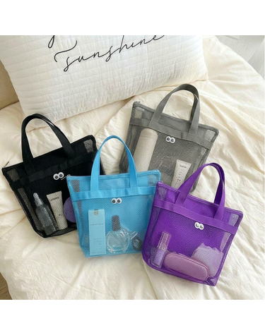 아이즈 물빠짐 메쉬 목욕탕 수영장가방 목욕탕가방(4colors)