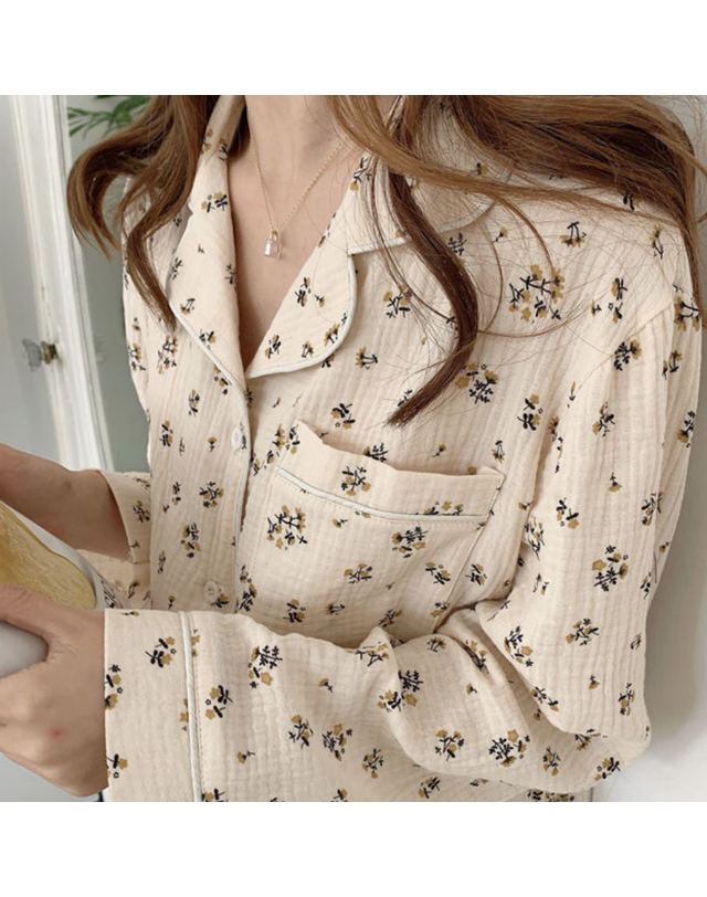 딜라이트홈 단델리온 잠옷세트 홈웨어 파자마 착용컷