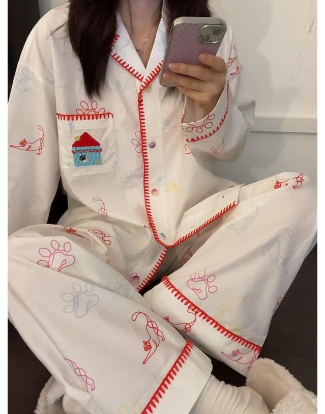 딜라이트홈 스윗홈 잠옷세트 홈웨어 파자마 착용컷