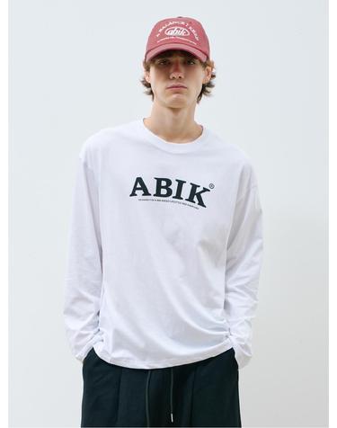 ABIK 피그먼트 로고 볼캡 RED 스트릿패션 모자