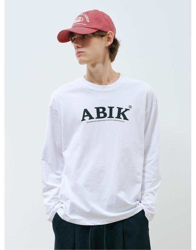 아빅 ABIK 피그먼트 로고 볼캡 RED 스트릿패션 모자 착용컷