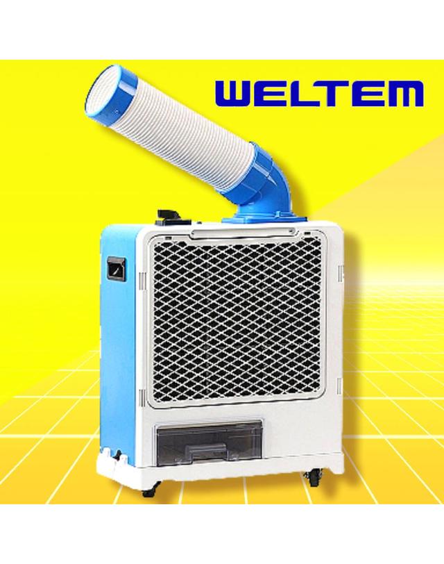 기타 이동식에어컨 소형 실외기없는 주방 공장 웰템에어컨 WT_W101995-A02 착용컷