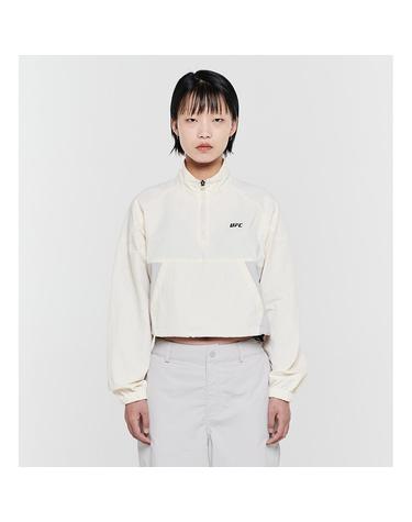 [UFC] 엑티브 오버핏 우븐 크롭 아노락 (W) 아이보리 U4JKT3207IV