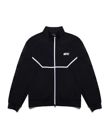 [UFC] 스피드 레귤러핏 기모 트리코트 트랙 자켓 블랙 U4TTT3133BK