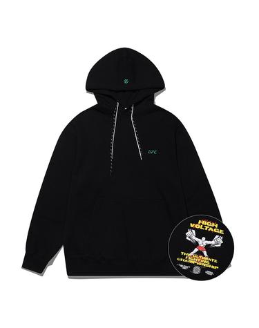 [UFC] 울티맨 릴렉스핏 후드 티셔츠 블랙 U3SWT4340BK
