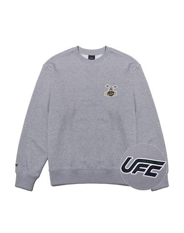 [UFC] 울티맨 플레이 릴렉스핏 맨투맨 그레이 U3SWT4334MG