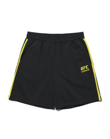 [UFC] 애시드 워딩 와이드핏 스웻 팬츠 블랙 U2LPU1312BK