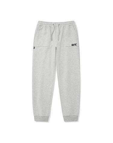 [UFC] 에센셜+ 레귤러핏 조거 팬츠 화이트 그레이 U4LPU1308M1