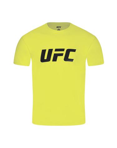 [UFC] 텐션 빅로고 머슬핏 반팔 티셔츠 네온 옐로우 U4SSU2322NY