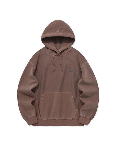 [UFC] 아치 로고 릴렉스핏 다잉 후드티 브라운 U2HDU3308BR