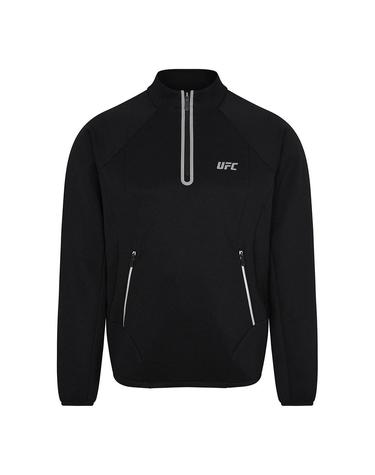 [UFC] 챌린저 릴렉스핏 하프집업 맨투맨 블랙 U4SWV3104BK