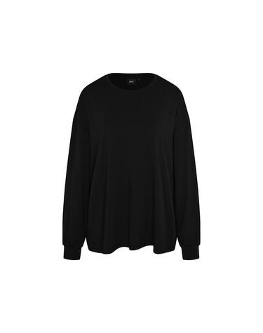 [UFC] 플로우 오버핏 긴팔 티셔츠 블랙 U2LSW1201BK