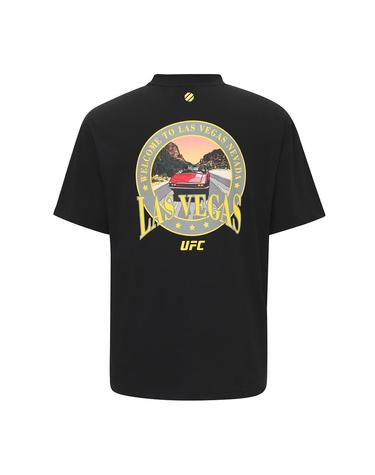 [UFC] 프리덤 릴렉스핏 반팔 티셔츠 블랙 U2SSW2334BK