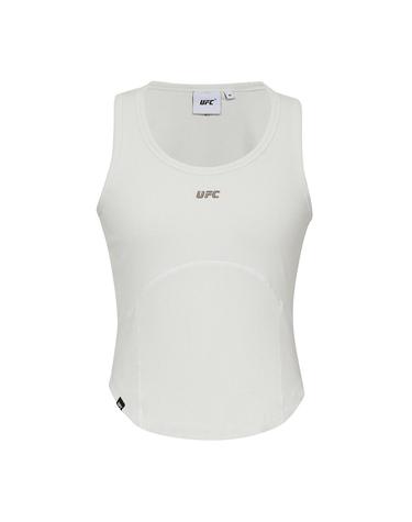 [UFC] 소프트 슬림핏 슬리브리스 화이트 U2SLW2204WH
