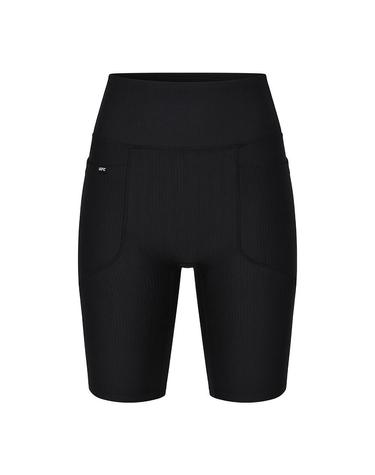 [UFC] 소프트 슬림핏 골지 바이커 쇼츠 블랙 U2TPW2201BK