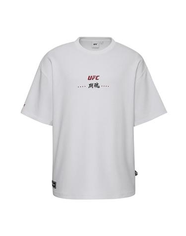 [UFC] 투혼 오버핏 반팔 티셔츠 화이트 U2SSX2124WH