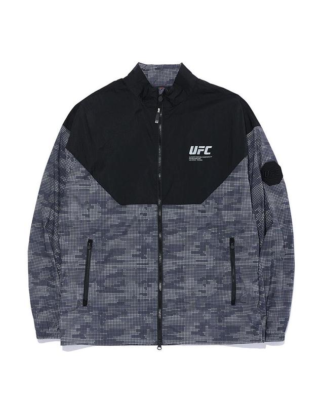 유에프씨스포츠 [UFC] 디지털 카모 자켓 그레이 U2JKT1108GR 착용컷