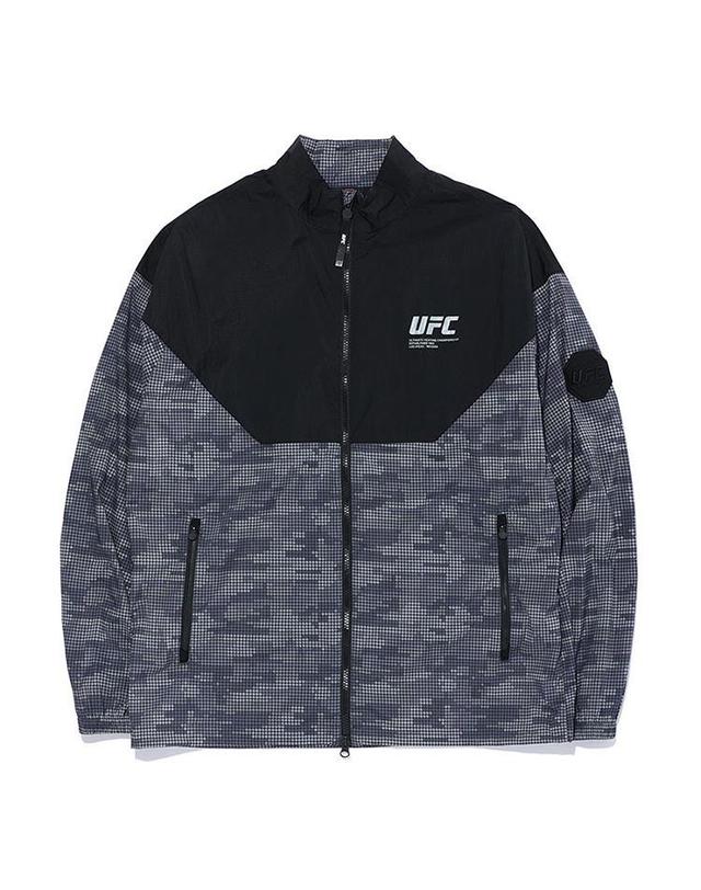유에프씨스포츠 [UFC] 디지털 카모 자켓 그레이 U2JKT1108GR 착용컷