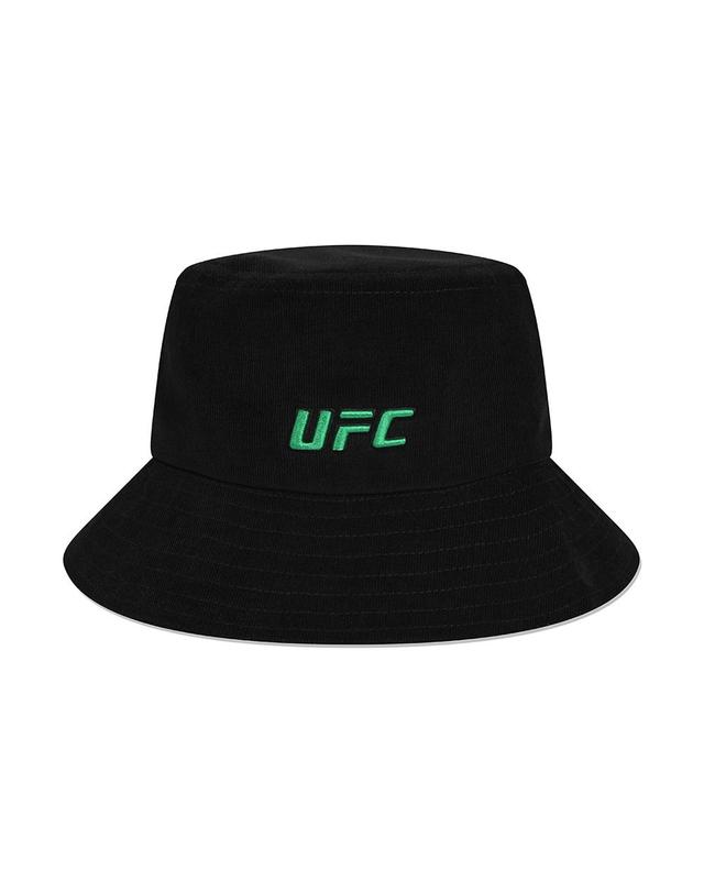 유에프씨스포츠 [UFC] 에센셜 코듀로이 버킷햇 블랙 U2HWT3303BK 착용컷