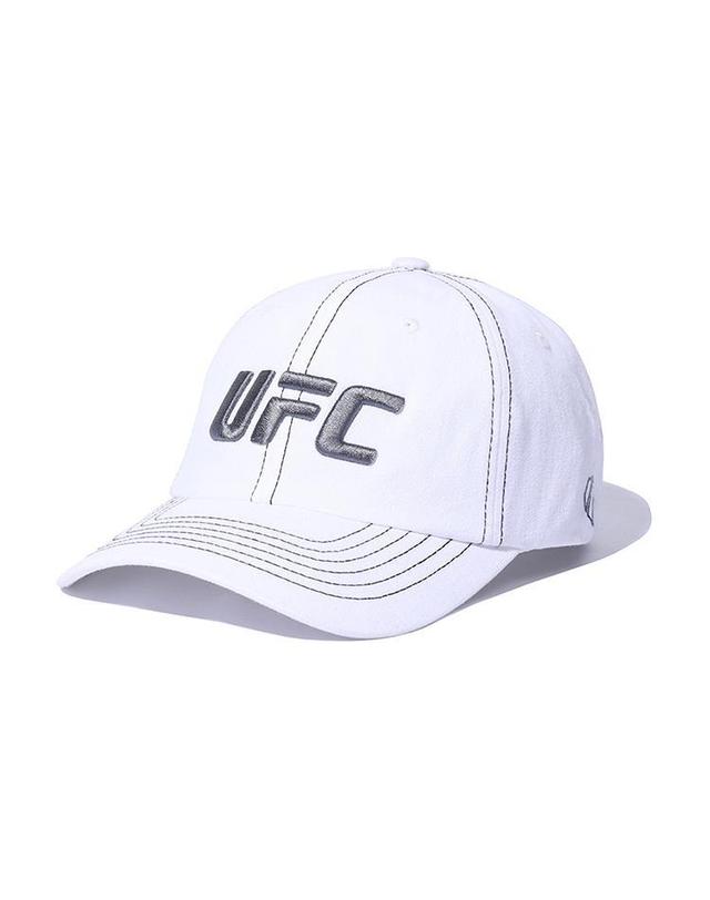 유에프씨스포츠 [UFC] 에센셜 피치 볼캡 화이트 U2HWU1310WH 착용컷