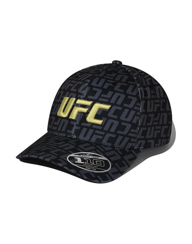 유에프씨스포츠 [UFC] 로고 모노그램 110 플렉스핏 볼캡 블랙 U4HWU1307BK 착용컷